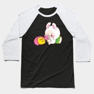 Cute Rabbit in Angry mood Baseball T-Shirt